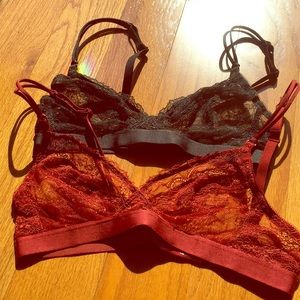 Set of 2 GAP bralette, xs, NWOT